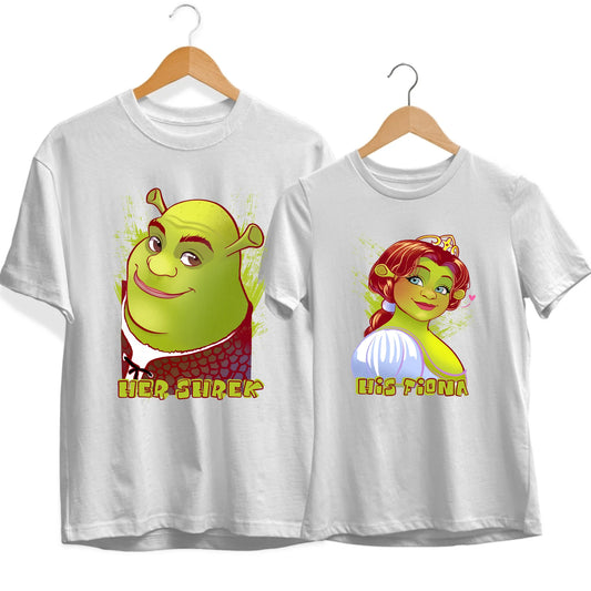 Her Shrek His Fiona Páros Póló