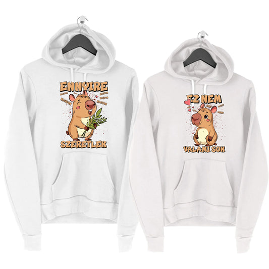 Ennyire szeretlek ( Capybara ) Páros pulcsi