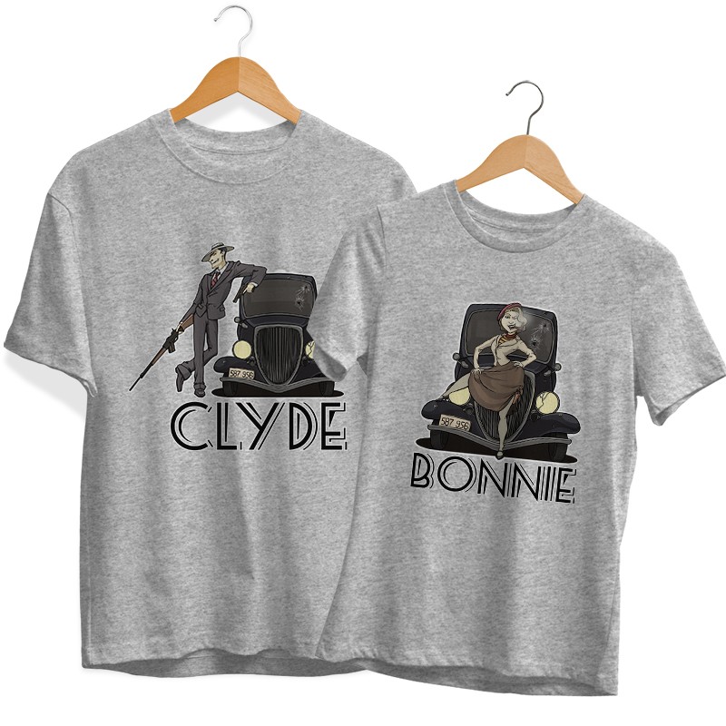 Bonnie & Clyde Páros Póló