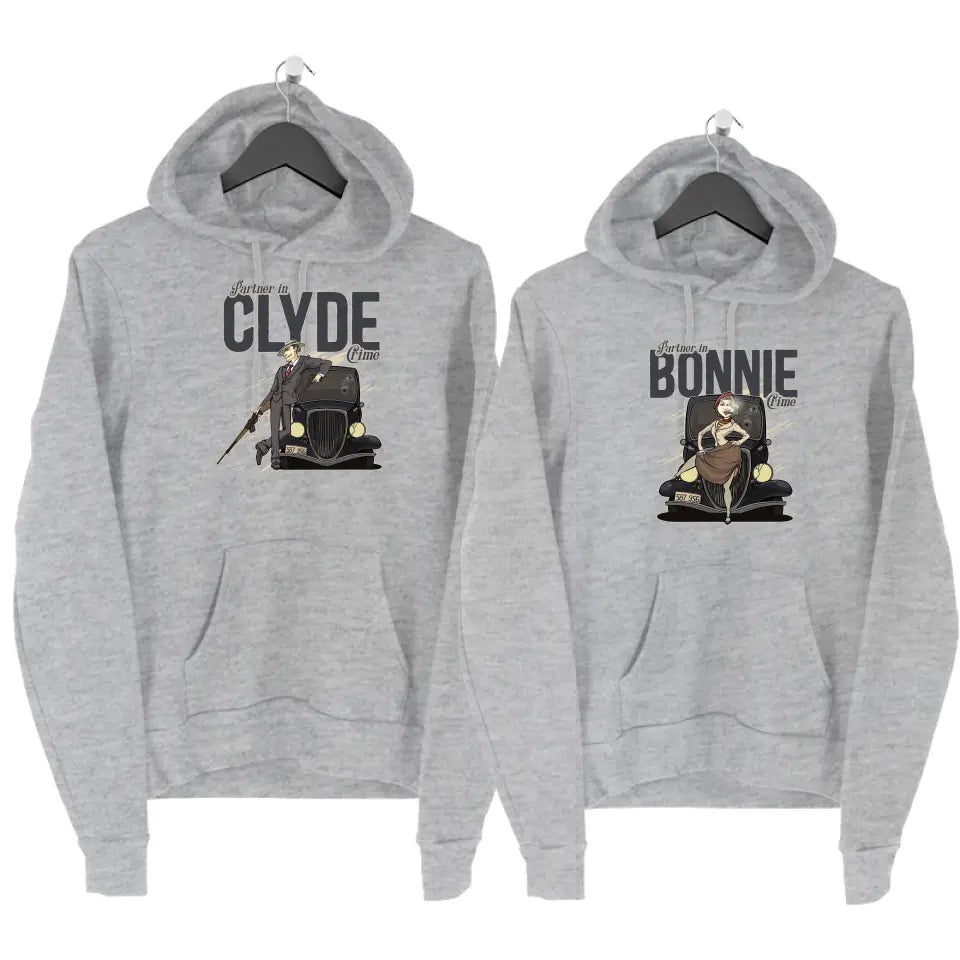 Bonnie és clyde partner in crime páros pulcsi - [paroscuccok.hu]