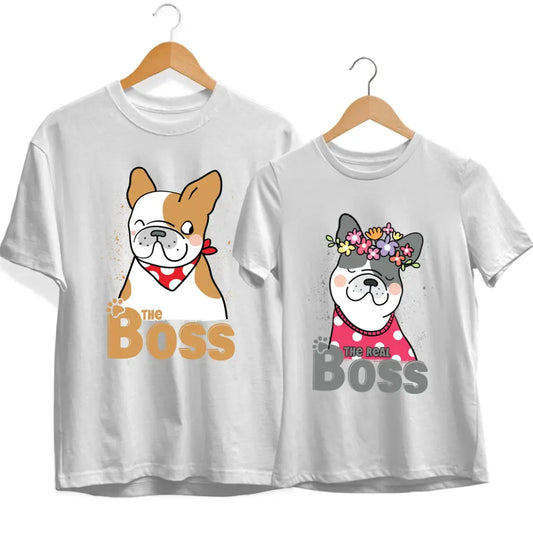 Boss - Real Boss (Frenchie) Páros póló - [paroscuccok.hu]