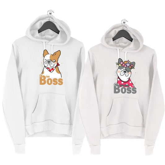 Boss - Real Boss (Frenchie) Páros pulcsi - [paroscuccok.hu]