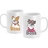 Boss - Real Boss (Frenchie) Páros bögre - [paroscuccok.hu]