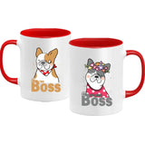 Boss - Real Boss (Frenchie) Páros bögre - [paroscuccok.hu]