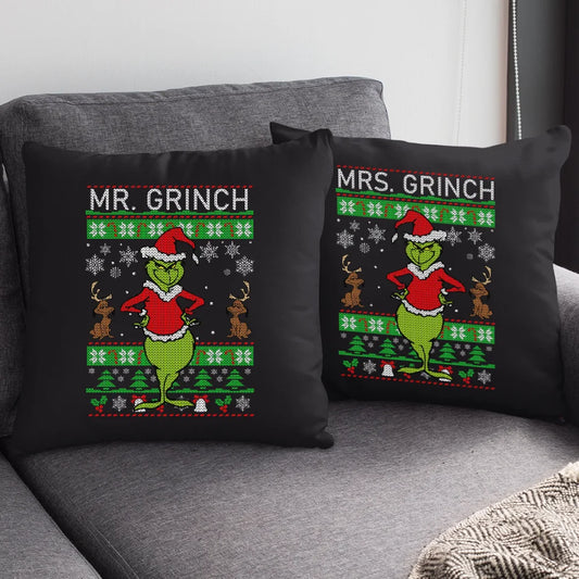 Mr. és Mrs. Grinch Páros Párna