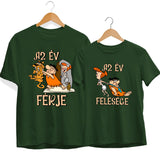 Az év férje -felesége páros póló