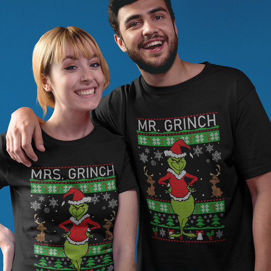 Mr. és Mrs. Grinch Páros Póló